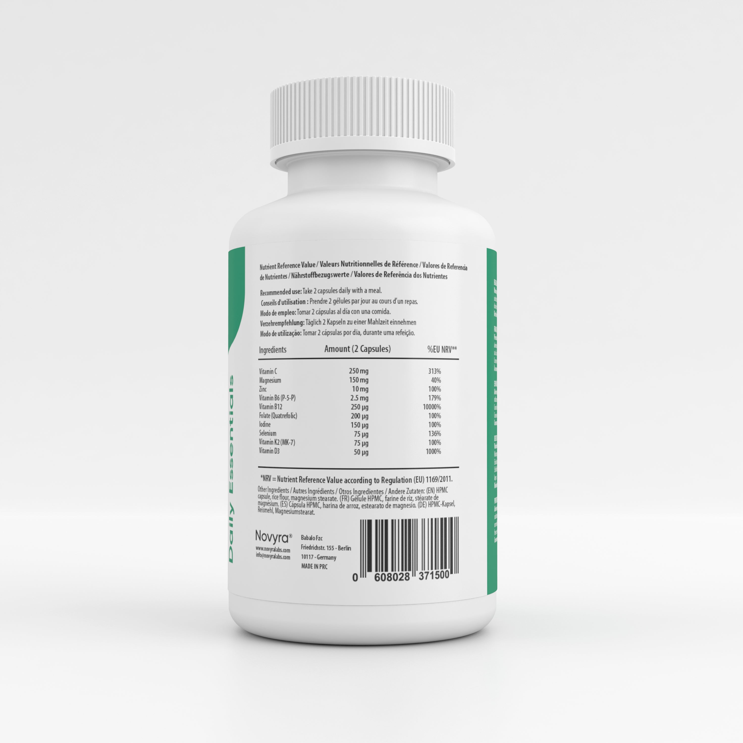 NOVYRA Daily Essentials™ - La Base que tu Dieta Necesitaba